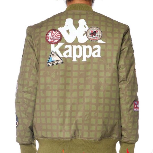 Kappa Authentic Alexander Bomber Jacket XXL | New with Tags | Olive Green - Picture 5 of 5